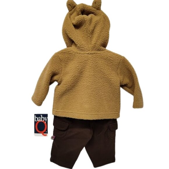 Baby Q 2 Piece Bear Hoodie Outfit Y2K Baby 3-6 Months  NWT - Picture 2 of 10